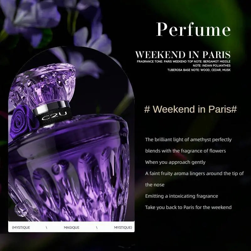 75Ml Women Perfume, Eau De Perfume, Long Lasting Natural Perfume, Floral and Fruity Fragrance, Fragrance for Daily Use, Perfume for Women